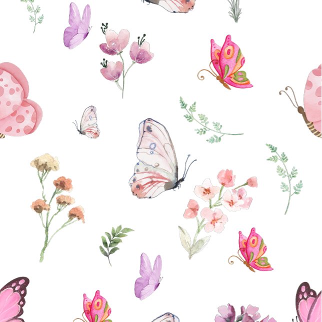 Papier Cadeau Belle aquarelle papillon classique (Créateur téléchargé)