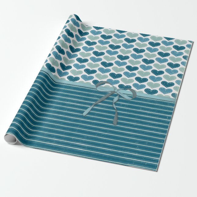 Papier Cadeau Belle Carrosserie et Bow (Déroulé)