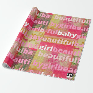 Papier Cadeau Belle collection Bébé Fille
