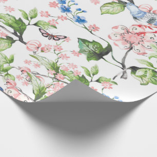 Papier Cadeau Belle, couleur de l'eau, peinture à la main scèn