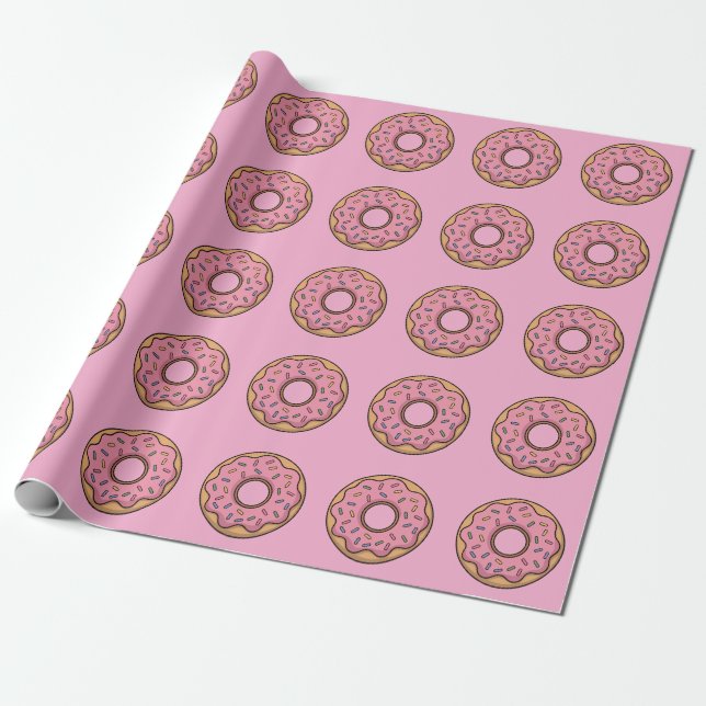 Papier Cadeau Belle Donut | Enfant (Déroulé)