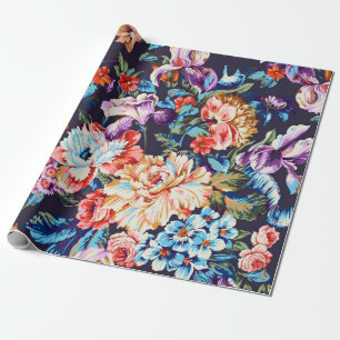 Papier Cadeau Belle eau aquarelle abstraite colorée di
