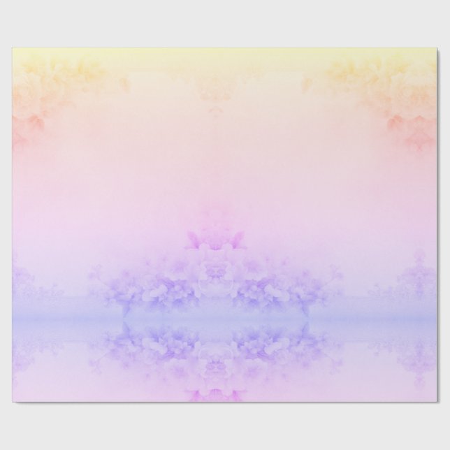 Papier Cadeau Belle florale (Plat)