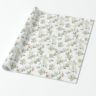 Papier Cadeau Belle Mistletoe de Noël