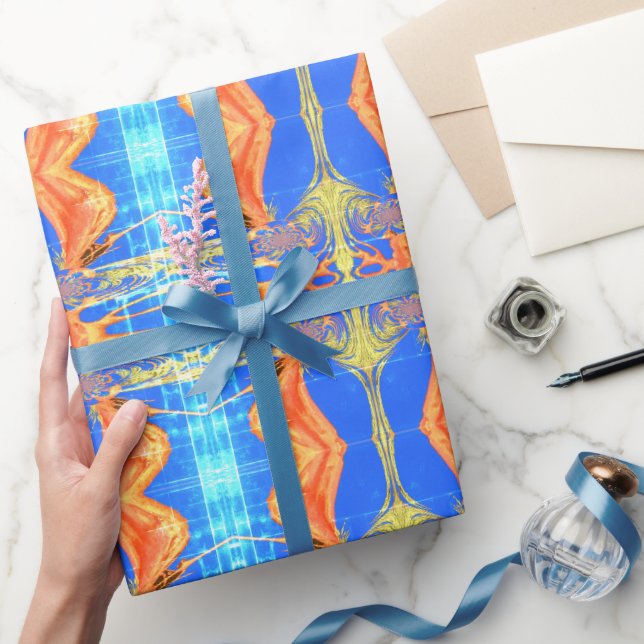 Papier Cadeau Belle Tribale africaine belle Imprimer vectoriel a (Cadeaux)