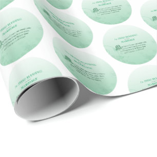 Papier Cadeau Bénédiction de félicitations pour mariage irlandai