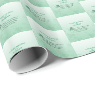 Papier Cadeau Bénédiction de félicitations pour mariage irlandai