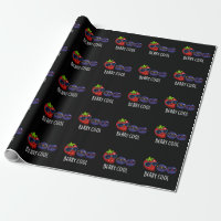 Berry Cool Funny Strawberry Blueberry Pun Dark BG