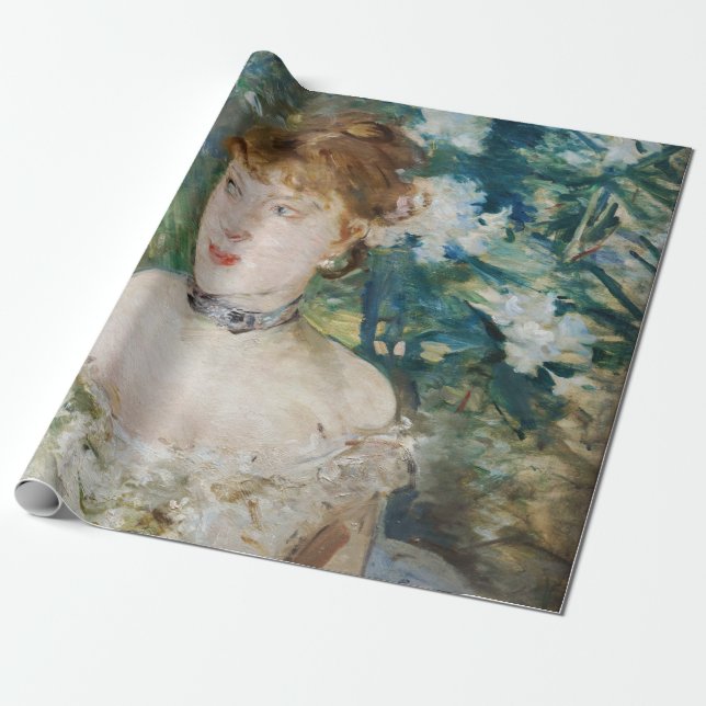 Papier Cadeau Berthe Morisot - Jeune fille dans une balle (Déroulé)