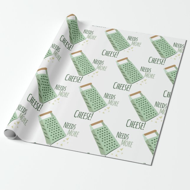 Papier Cadeau Besoin de plus de fromage (Déroulé)
