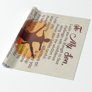 Papier Cadeau Best Gift For Son   To My Son Quotes