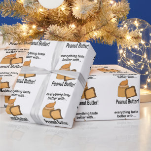Papier Cadeau Beurre d'arachide Pain Snack