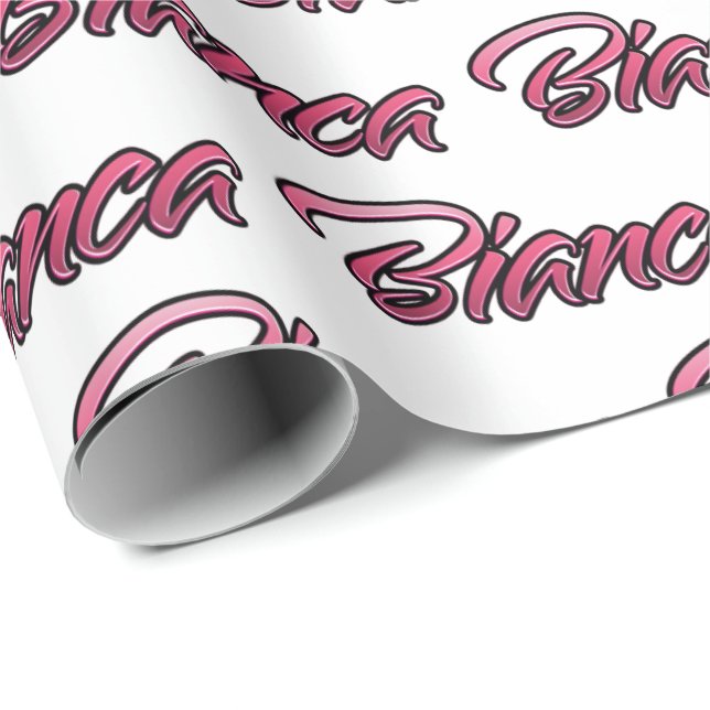 Papier Cadeau Bianca faded pink (Coin rond)