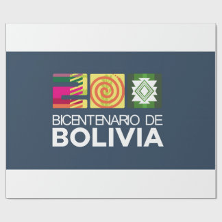 Papier Cadeau bicentenario Bolivia