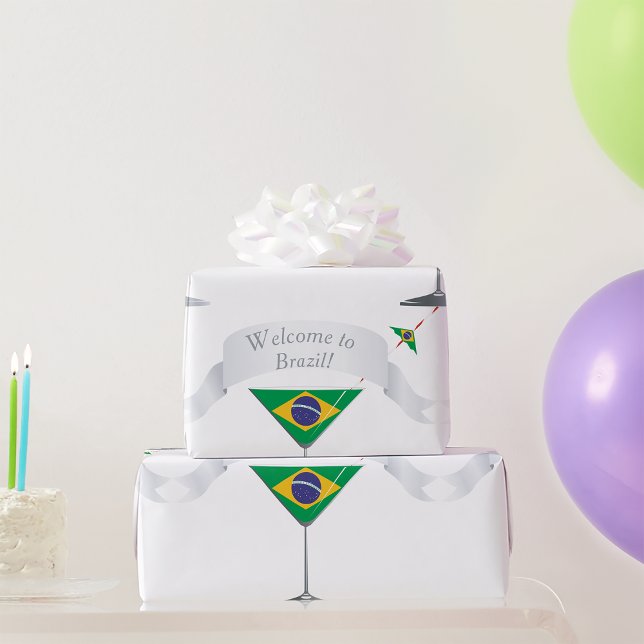 Papier Cadeau Bienvenue Au Brésil (Créateur téléchargé)