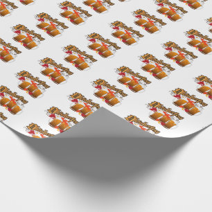 Papier Cadeau Bière d'automne Oktoberfest