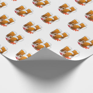 Papier Cadeau Bière d'automne Oktoberfest