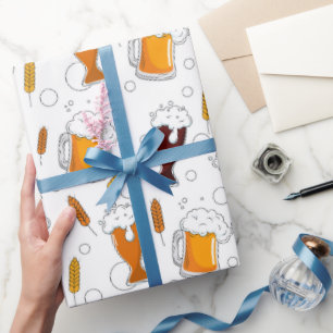 Papier Cadeau Bière pression