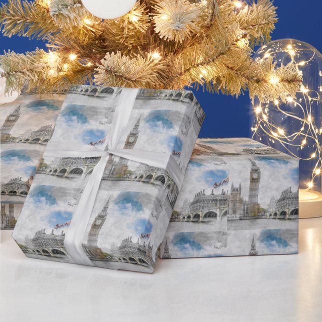 Papier Cadeau Big Ben, Londres, Royaume-Uni (Vacances)