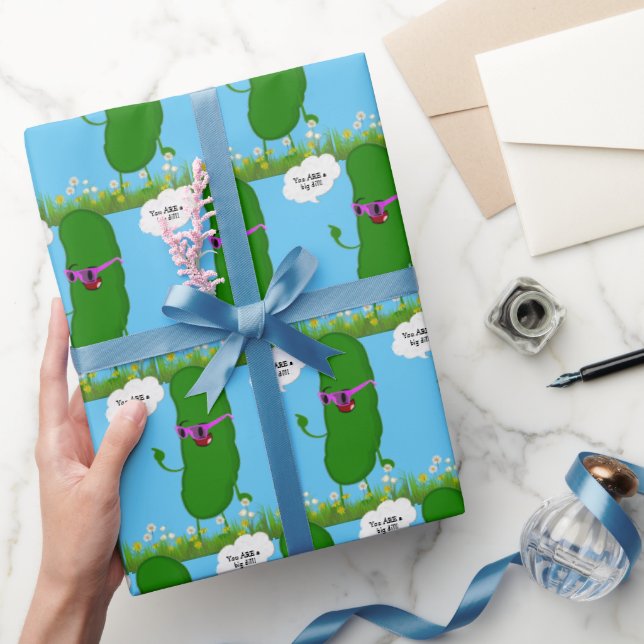 Papier Cadeau Big Dill Pickle Anniversaire Humour (Cadeaux)