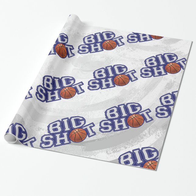 Papier Cadeau Big Shot Basket (Déroulé)