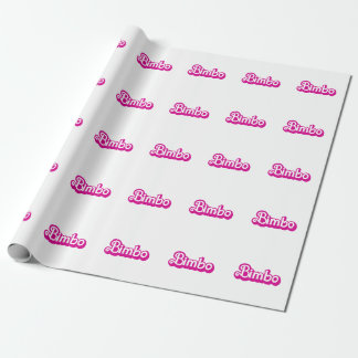 Papier Cadeau Bimbo personnalisable