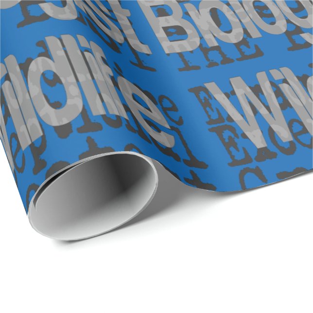 Papier Cadeau Biologiste de la faune Extraordinaire (Coin rond)