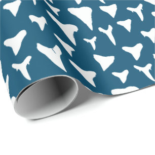 Papier Cadeau Biologiste de la marine Teeth requin blanc d'amour