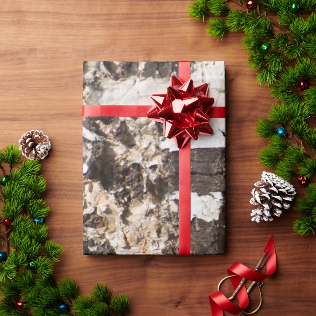 Papier Cadeau Birch bark pattern (Cadeau de vacances)