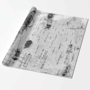 Papier Cadeau Birch bark pattern wrapping paper