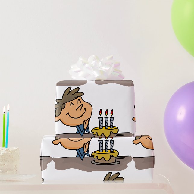 Papier Cadeau Birthday Boy (Créateur téléchargé)