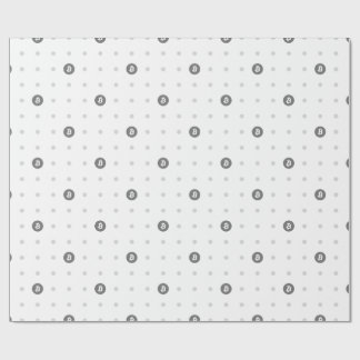 Papier Cadeau Bitcoin Polka Dots Wrapping Paper