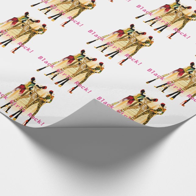 Papier Cadeau Black Girls Rock ! (Coin)