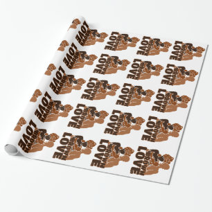 Papier Cadeau Black Love Brown Love