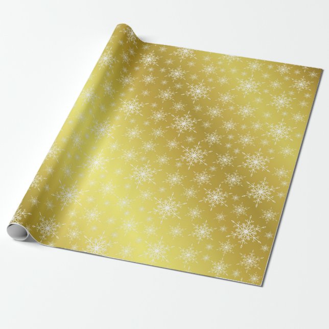Papier Cadeau , blanc, étoile, étoiles, Noël + Échantillon, (Déroulé)