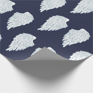 Papier Cadeau Blancs mignons et ailes Angel Marine