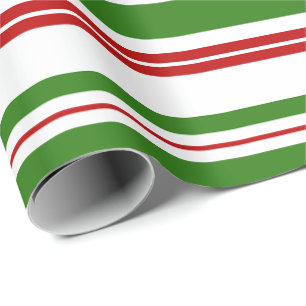 Papier Cadeau Blancs, Rouges, Vert, Blancs, Bleus