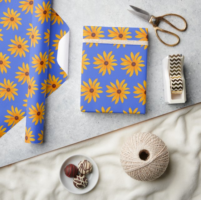 Papier Cadeau Bleu (Artisanat)