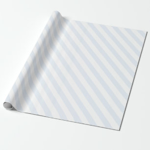 Papier Cadeau Bleu clair et blanc Vacances élégantes