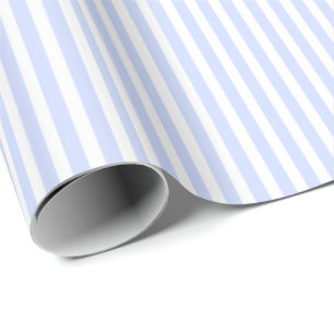 Papier Cadeau Bleu pâle Ciel bleu et blanc