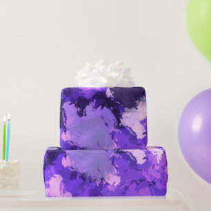 Papier Cadeau Bleu pourpre & Cool Design élégant moderne