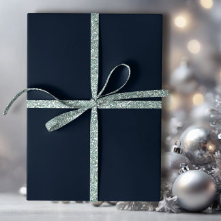 Papier Cadeau Bleu uni de minuit