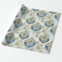 Blue Majesty Elegant Bleu Or Splendor Noël