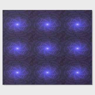 Papier Cadeau BlueLotus Fractal Flower Wrapping Paper