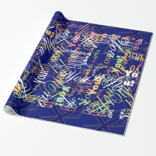 Papier Cadeau Blues pour un drapeau britannique Union Jack
