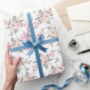 Papier Cadeau Blush Daisy Whisper