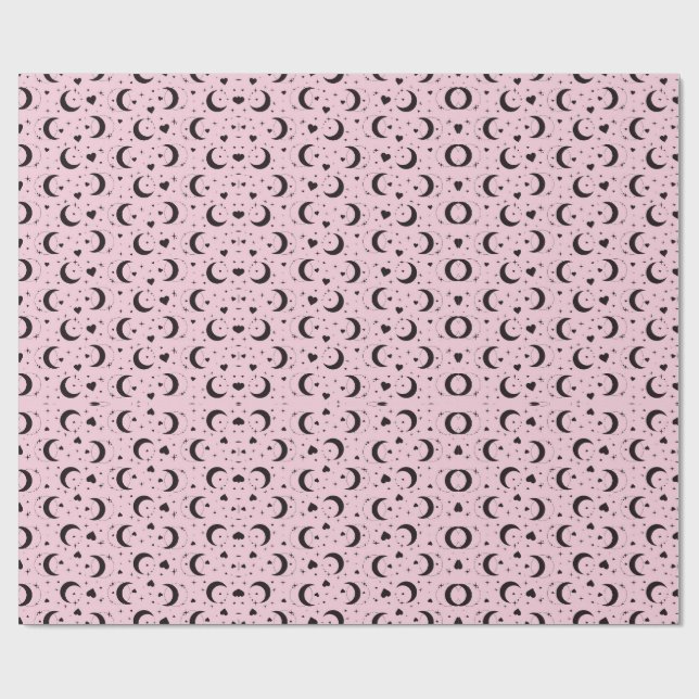 Papier Cadeau blush moon magic wrapping paper (Plat)