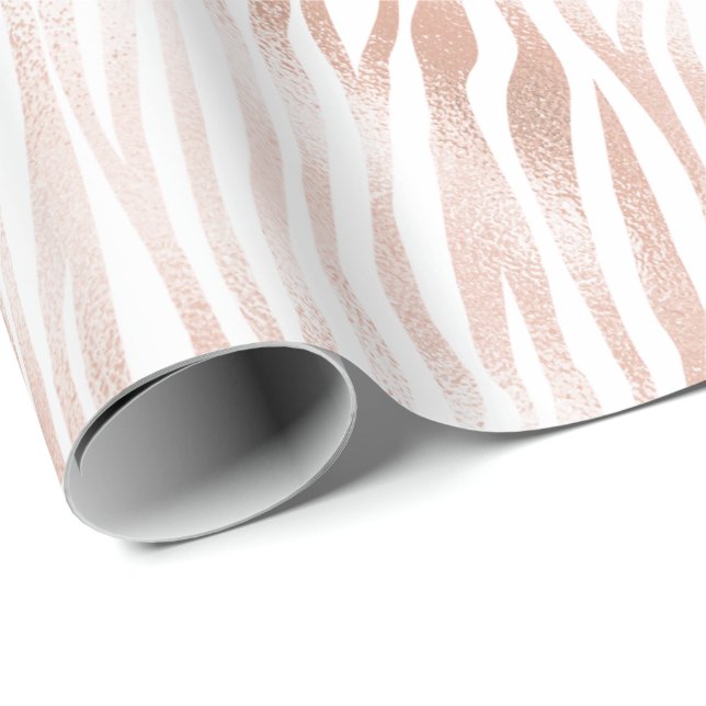 Papier Cadeau Blush Peach (Coin rond)