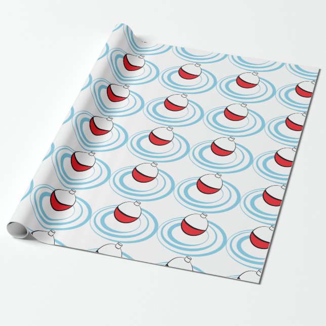Papier Cadeau Bobeur de pêche (Déroulé)