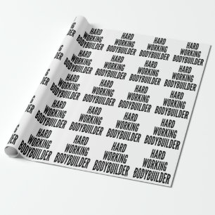 Papier Cadeau Bodybuilder de travail dur